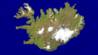 Iceland Satellite + Borders 800x450